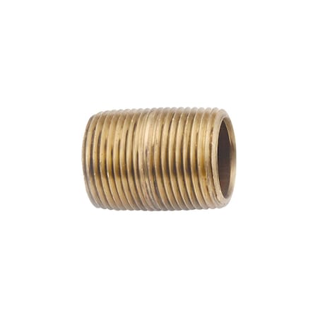 Thrifco Plumbing 2 Inch X Close Brass Nipple 5320096